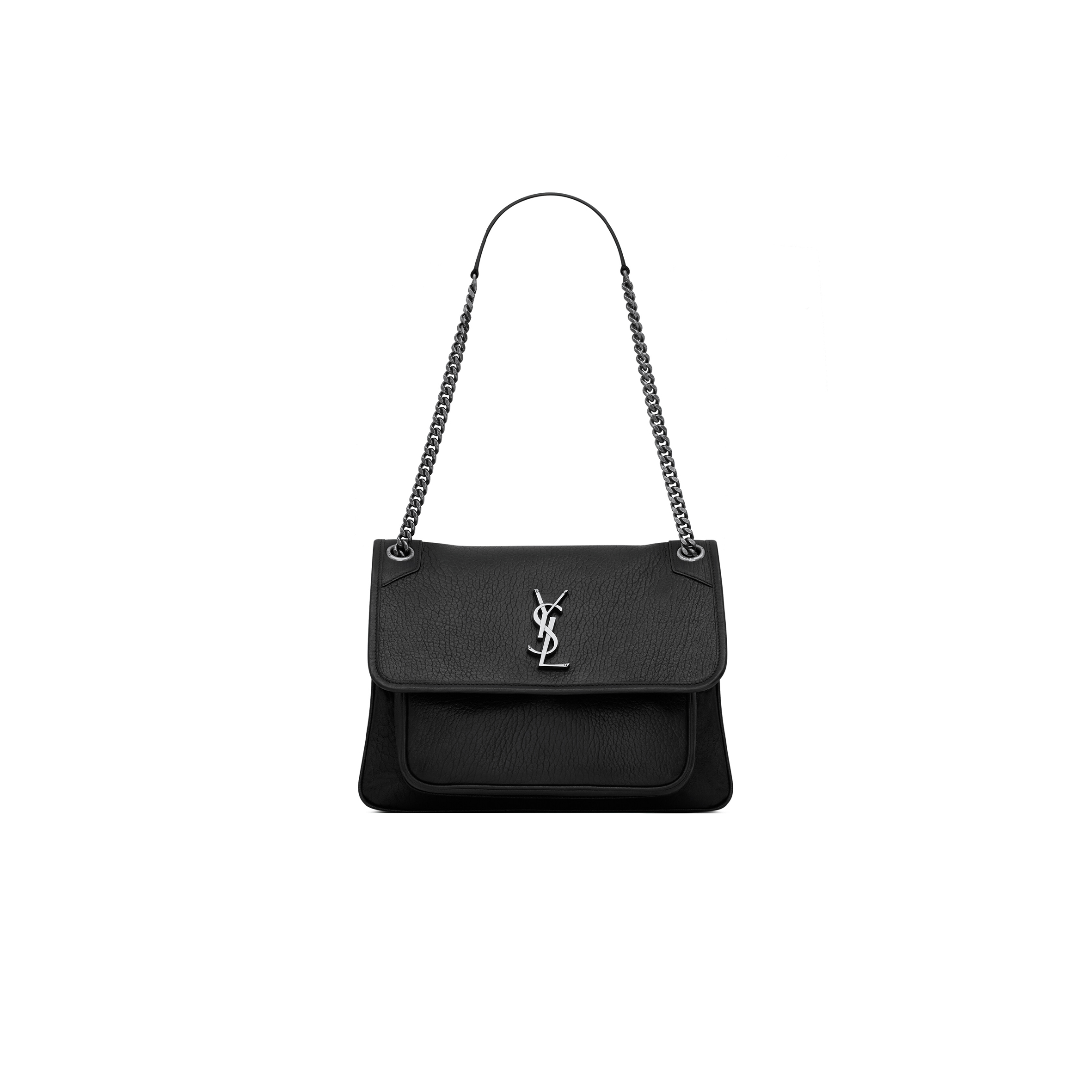 YSL NIKI MEDIUM IN GRAINED LAMBSKIN 633178AACIA1000 (28*20*8.5cm)